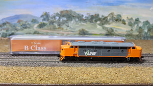 B class in Vline orange and grey