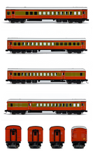 NSW HUB 5 Car Set Tuscan & Russet Set N Scale