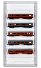 NSW HUB 5 Car Set Indian Red Set N Scale